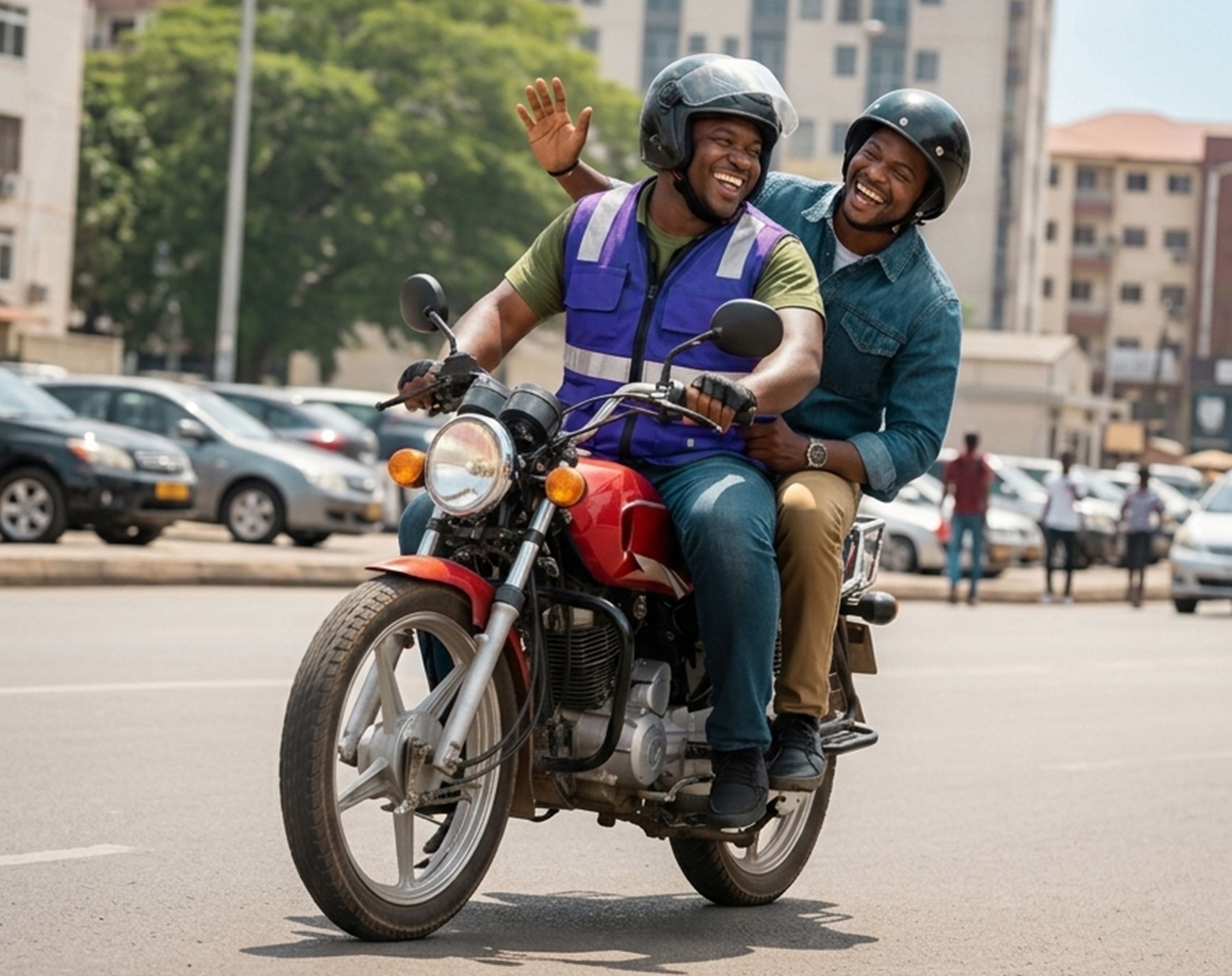 Oye Ride motor taxi in Kasoa